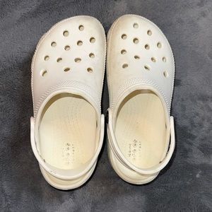 White Used Crocs
